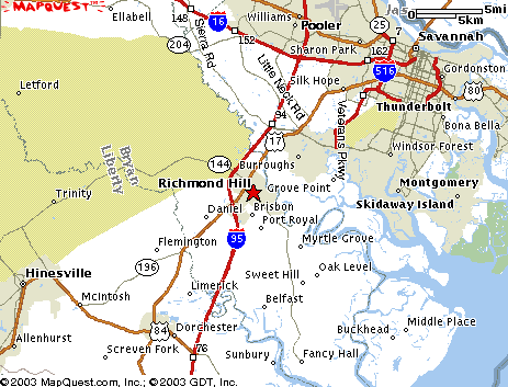 Richmond Hill Ga Maps
