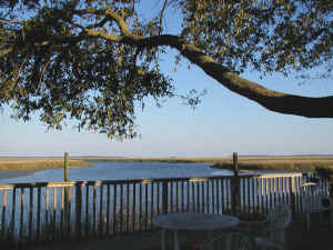 St Simons Island Georgia river and marsh views