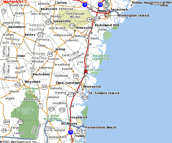 Coastal Ga Maps
