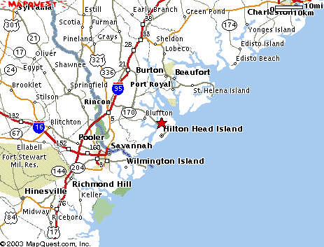 Hilton Head Island maps