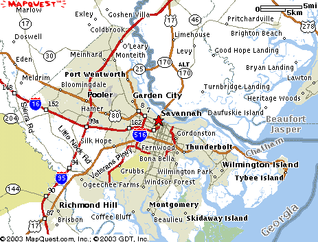 Savannah Ga Maps