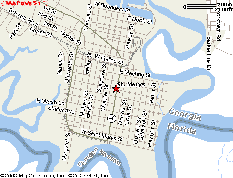 St Marys Ga downtown maps