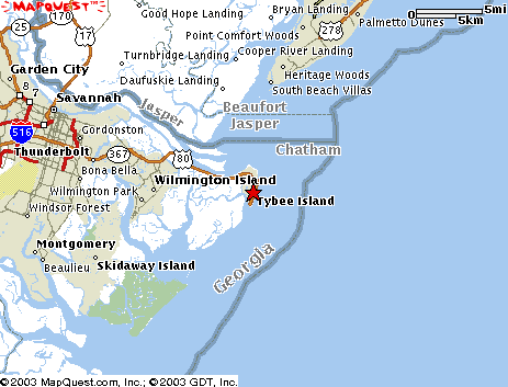 Tybee Island Ga Maps