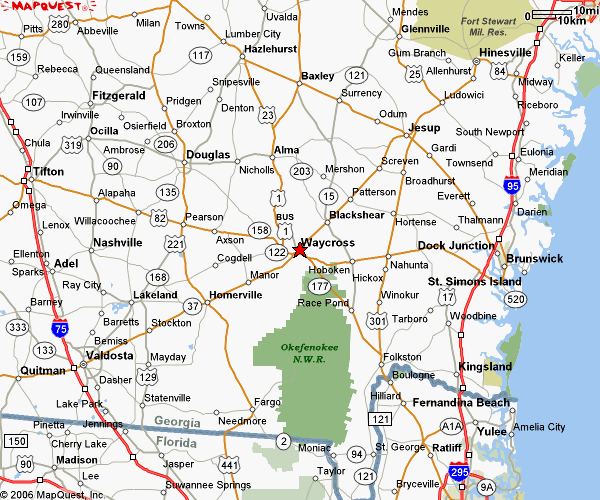 Waycross Ga Maps